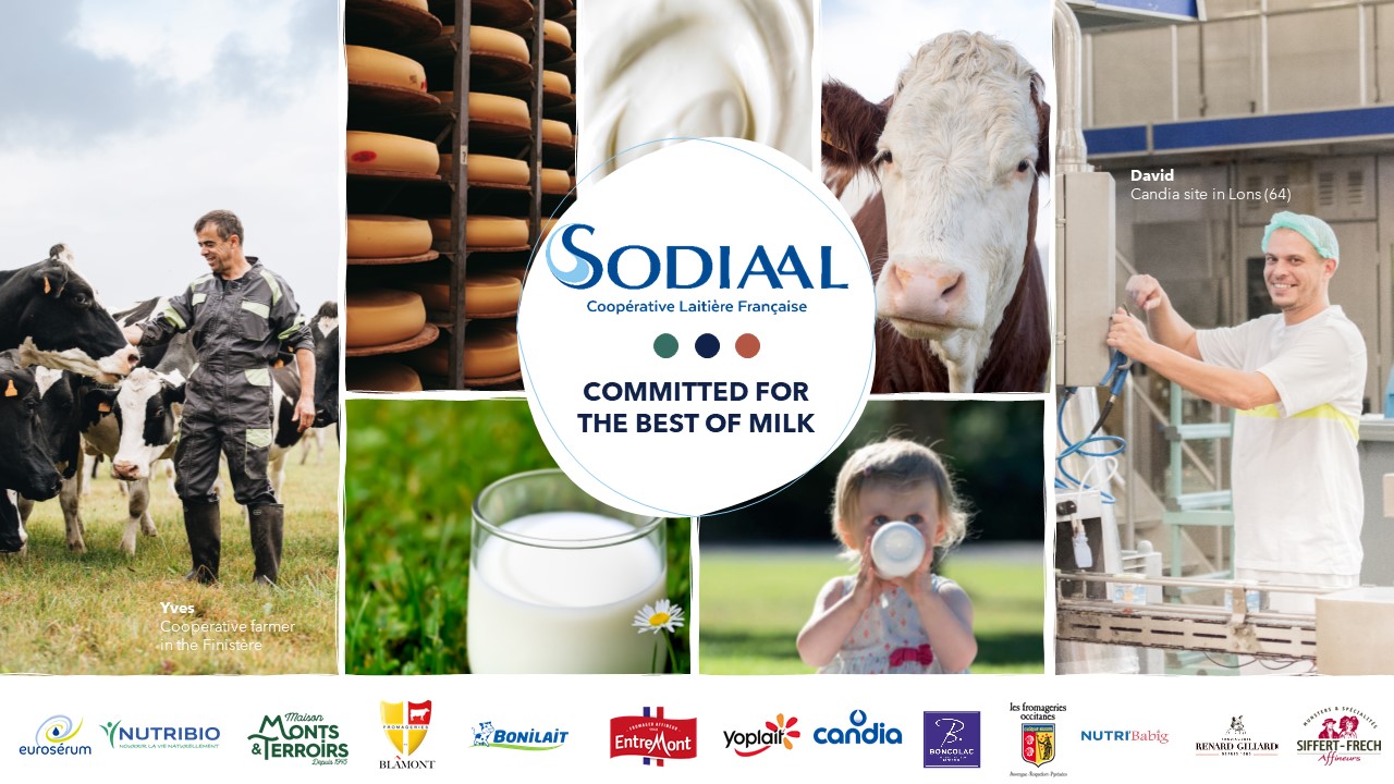 Bonilait is a company of the 1st French cooperative SODIAAL